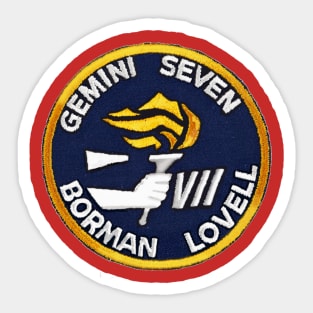 Gemini 7 Mission Patch/ArtWork Sticker